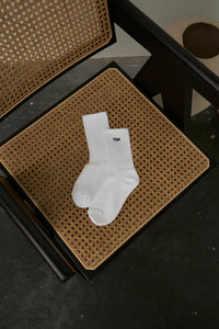 Chaussettes mi-mollet en coton biologique