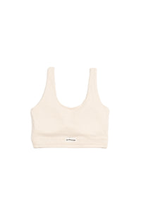 V-Neck Bra in Cream