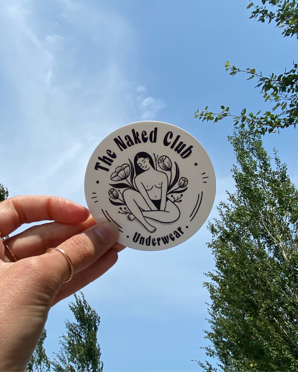 Sticker Illustration | Women Illustration Naked | The Naked Club